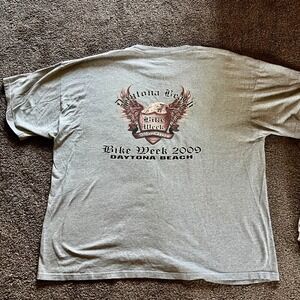 Daytona Beach Bike Week 2009 Graphic T-Shirt Motorcycle Biker‎